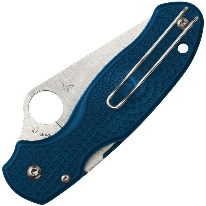 Spyderco Para 3 Compression Folding Knife 3" CPM SPY27 Steel Blade Blue Texture FRN Handle 223PCBL -Spyderco - Survivor Hand Precision Knives & Outdoor Gear Store