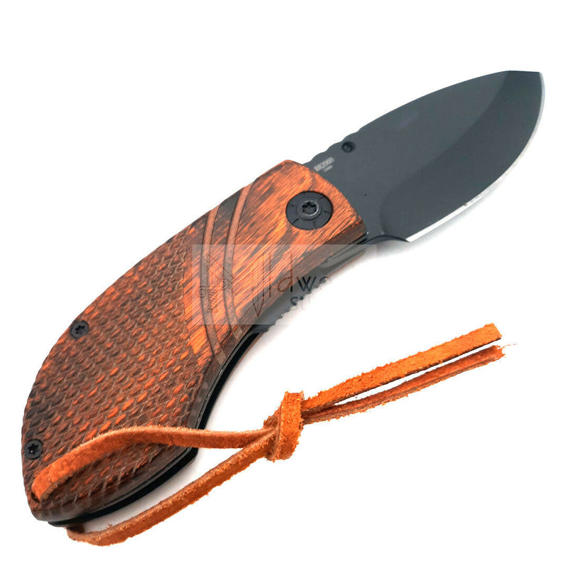 Rough Ryder Linerlock Folding Knife 2.5" Stainless Steel Blade Brown Wood Handle 2008 -Rough Ryder - Survivor Hand Precision Knives & Outdoor Gear Store