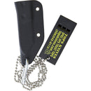 TOPS Chico Neck Fixed Knife 2" 1095 Steel Blade Black Carbon Steel Handle CHI01 -TOPS - Survivor Hand Precision Knives & Outdoor Gear Store