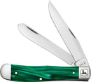 Case XX John Deere Trapper Pocket Knife Stainless Steel Blades Kirinite Handle 15773 -Case Cutlery - Survivor Hand Precision Knives & Outdoor Gear Store