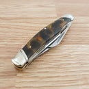 Rough Ryder Stockman Pocket Knife Stainless Steel Blades Imitation Tortoise Shell Handle 2439 -Rough Ryder - Survivor Hand Precision Knives & Outdoor Gear Store