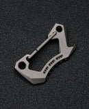 Bestech Knives Carabiner Gray Titanium One Piece Construction With Bottle Opener M15A -Bestech Knives - Survivor Hand Precision Knives & Outdoor Gear Store