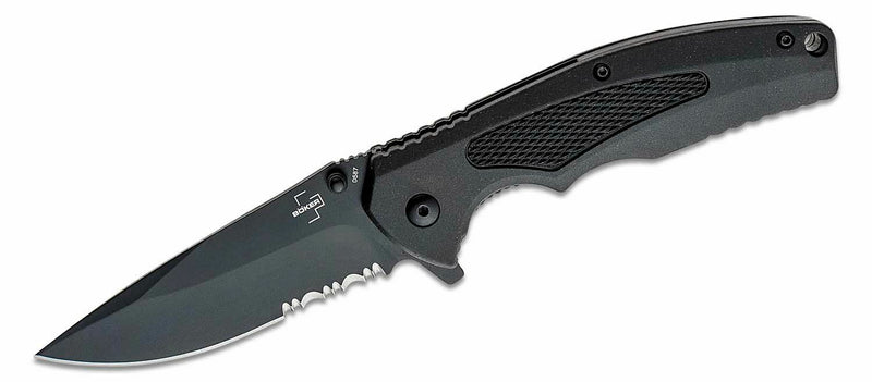 Boker Plus NGA Linerlock Folding Knife 3.5" D2 Steel Blade Rubberized FRS Handle P01BO506 -Boker Plus - Survivor Hand Precision Knives & Outdoor Gear Store