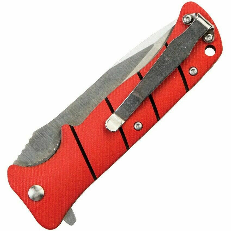 Bubba Blade Sculpin Folding Knife 3.63" High Carbon Steel Blade Red G10 Handle CLFK -Bubba Blade - Survivor Hand Precision Knives & Outdoor Gear Store