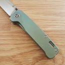 QSP Knife Penguin Linerlock Folding Knife 3" 154CM Steel Blade Titanium Handle 130X -QSP Knife - Survivor Hand Precision Knives & Outdoor Gear Store