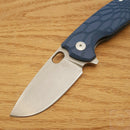 Fox Core Linerlock Folding Knife 3.13" Bohler N690 Steel Blade Blue FRN Handle 604BL -Fox - Survivor Hand Precision Knives & Outdoor Gear Store