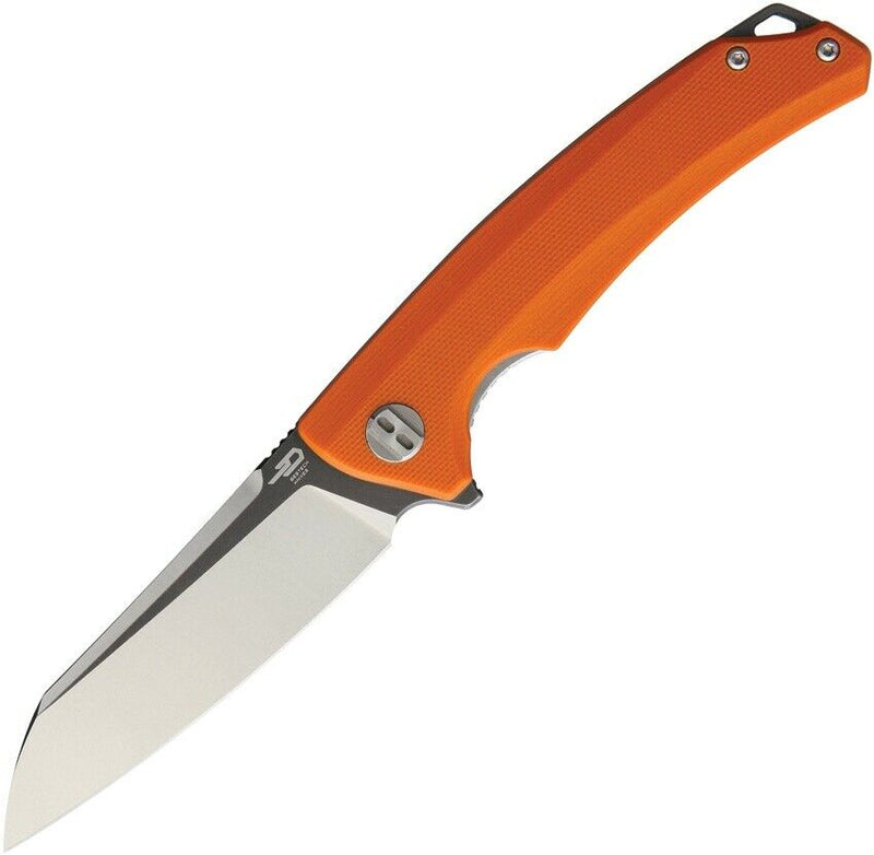 Bestech TEXEL Liner Folding Knife 3.25" D2 Tool Steel Blade Orange G10 Handle G21D2 -Bestech Knives - Survivor Hand Precision Knives & Outdoor Gear Store