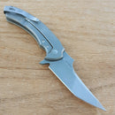 Fox Geco Folding Knife 3.25" Bohler N690 Steel Blade Micarta / Titanium Handle 537SW -Fox - Survivor Hand Precision Knives & Outdoor Gear Store