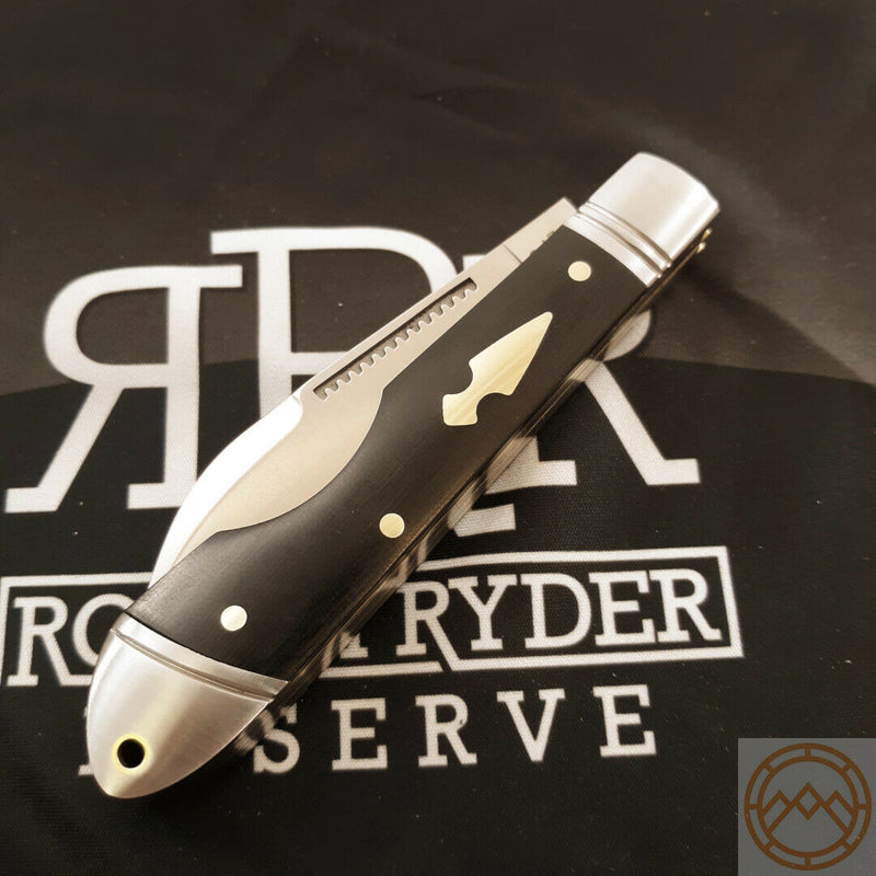 Rough Ryder Reserve Easy Open Tear Pocket Knife D2 Tool Steel Blades Wood Handle R010 -Rough Ryder Reserve - Survivor Hand Precision Knives & Outdoor Gear Store