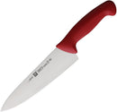 Henckels Zwilling Twin Master Kitchen Chef's Knife 8" Stainless Steel Blade Red Plastic Handle 32108203 -Henckels Zwilling - Survivor Hand Precision Knives & Outdoor Gear Store