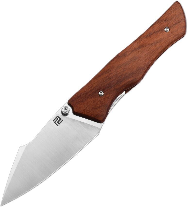 Artisan Ahab Linerlock Folding Knife 3.25" AR-RPM9 Steel Blade Brown Wood Handle Z1851PWD -Artisan - Survivor Hand Precision Knives & Outdoor Gear Store