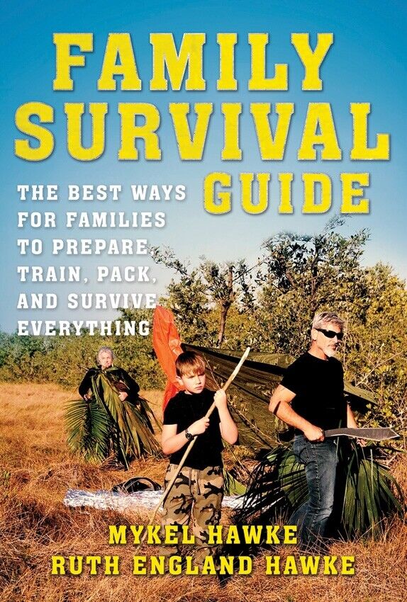 Family Survival Guide Book Water Build Fires Shelter Bugout Bag First Aid Skills 402 -Books - Survivor Hand Precision Knives & Outdoor Gear Store