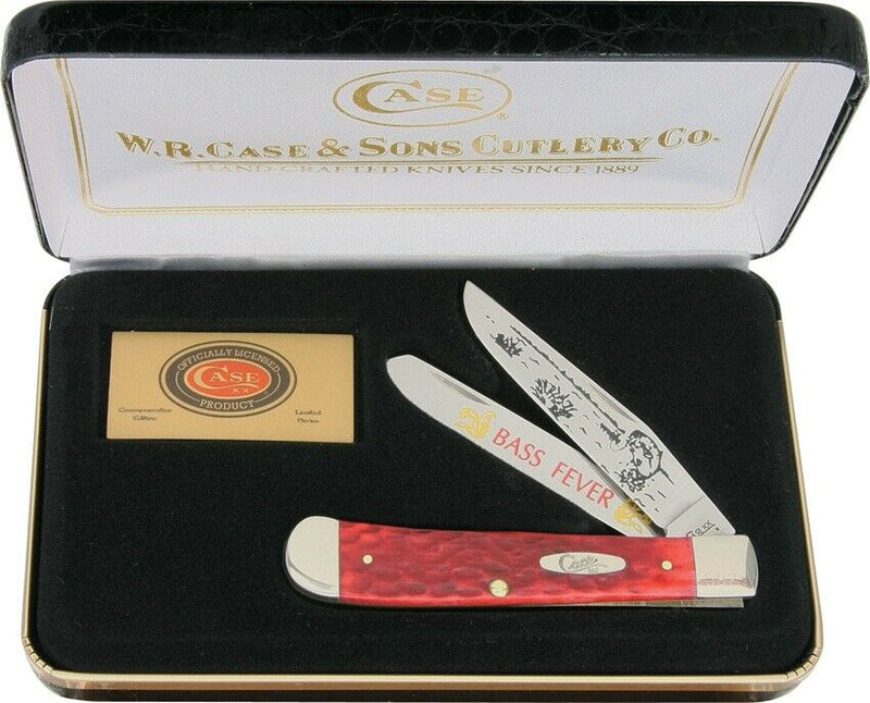 Case XX Bass Fever Trapper Pocket Knife Stainless Steel Blade Jigged Bone Handle 106R -Case Cutlery - Survivor Hand Precision Knives & Outdoor Gear Store