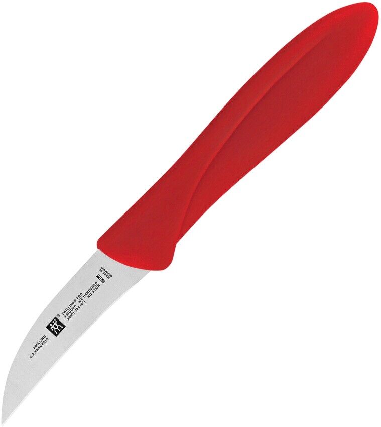 Henckels Zwilling Twin Master Kitchen Bird's Beak Peeler Knife 2.25" Stainless Steel Blade Red Plastic Handle 32100063 -Henckels Zwilling - Survivor Hand Precision Knives & Outdoor Gear Store