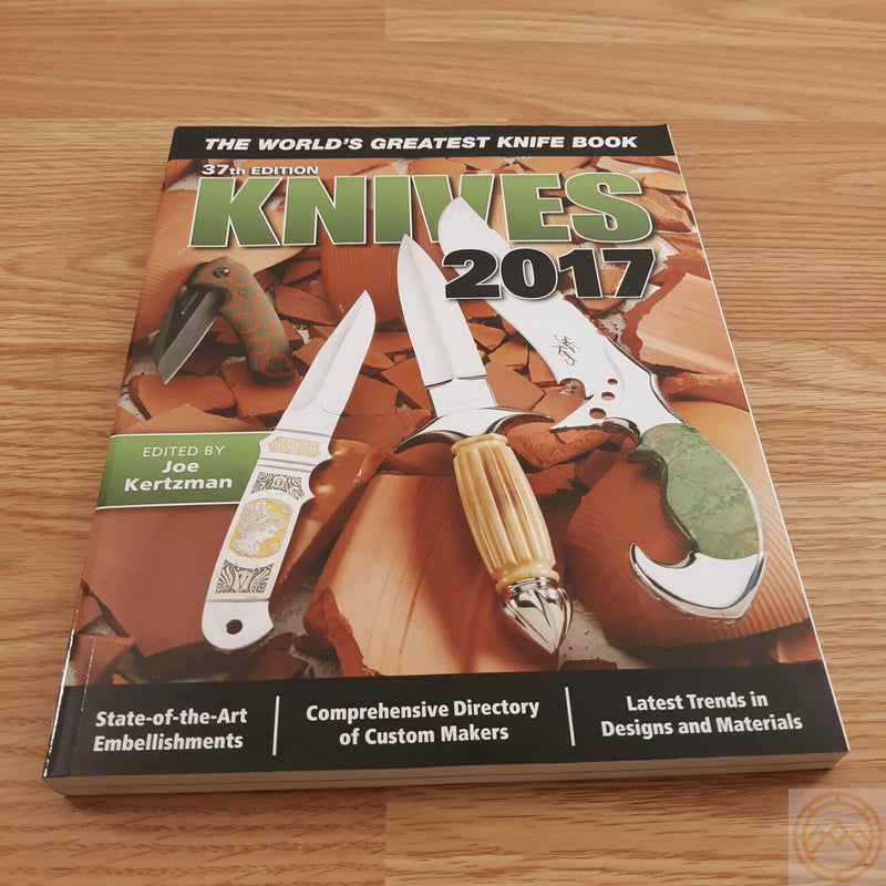 Knives 37th Edition 2017 Book State-Of-Art Embellishments Trends Colorful Images 360 -Books - Survivor Hand Precision Knives & Outdoor Gear Store