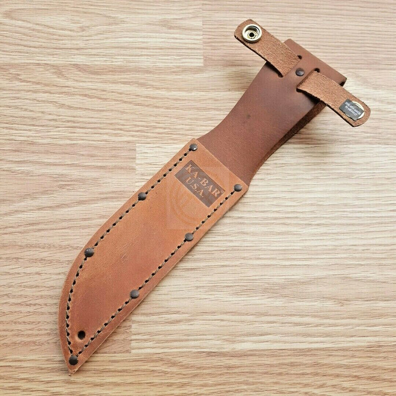 Ka-Bar USA Brown Leather Construction Sheath Fighting / Utility Knives Series 1251S -Ka-Bar - Survivor Hand Precision Knives & Outdoor Gear Store