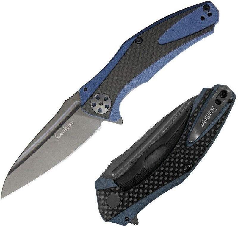 Kershaw Natrix Frame Folding Knife 3.13" 8Cr13MoV Steel Blade G10/Carbon Fiber Handle S7007CF -Kershaw - Survivor Hand Precision Knives & Outdoor Gear Store