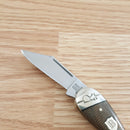 Rough Ryder Leg Pocket Knife 440 Steel Clip Blade Brown Burlap Micarta Handle 2335 -Rough Ryder - Survivor Hand Precision Knives & Outdoor Gear Store