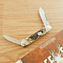 Rough Ryder Canoe Pocket Knife 440 Steel Spear And Pen Blades Imitation Stag Handle 2359 -Rough Ryder - Survivor Hand Precision Knives & Outdoor Gear Store