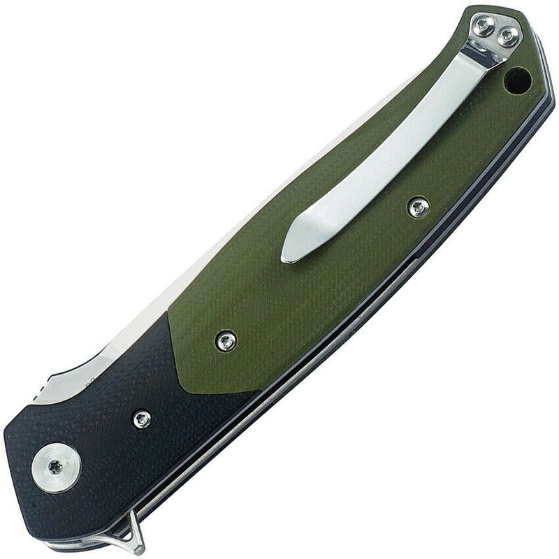 Bestech Knives Swordfish Liner Folding Knife 4" D2 Blade Black/Green G10 Handle G03A -Bestech Knives - Survivor Hand Precision Knives & Outdoor Gear Store