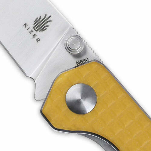 Kizer Cutlery Begleiter Mini Folding Knife 3" N690 Steel Blade G10 Handle V3458RN4 -Kizer Cutlery - Survivor Hand Precision Knives & Outdoor Gear Store