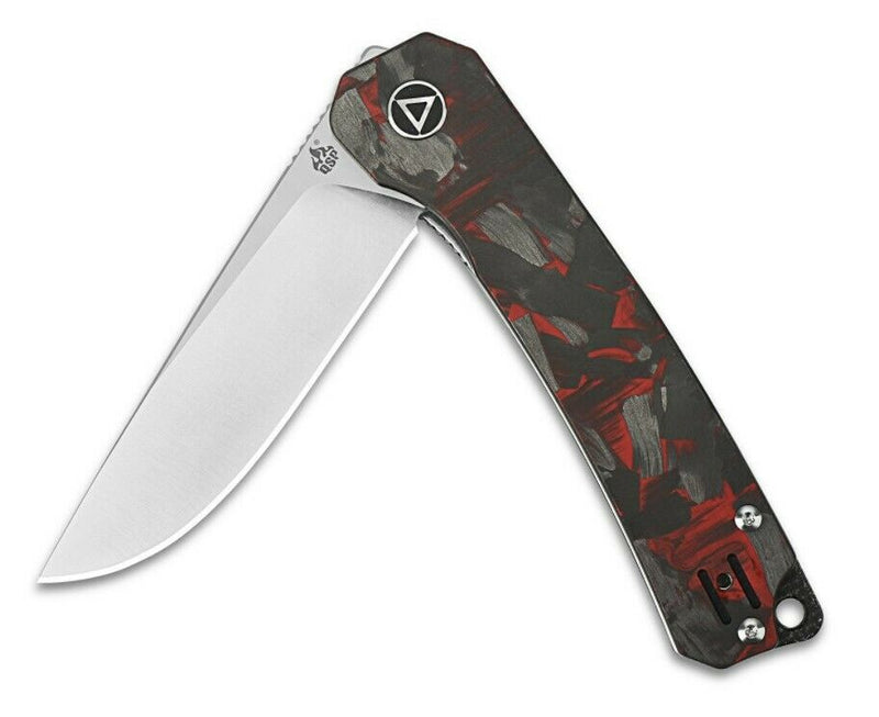 QSP Knife Osprey Linerlock Folding Knife 3.25" 14C28N Steel Blade G10/CF Handle 139D2 -QSP Knife - Survivor Hand Precision Knives & Outdoor Gear Store