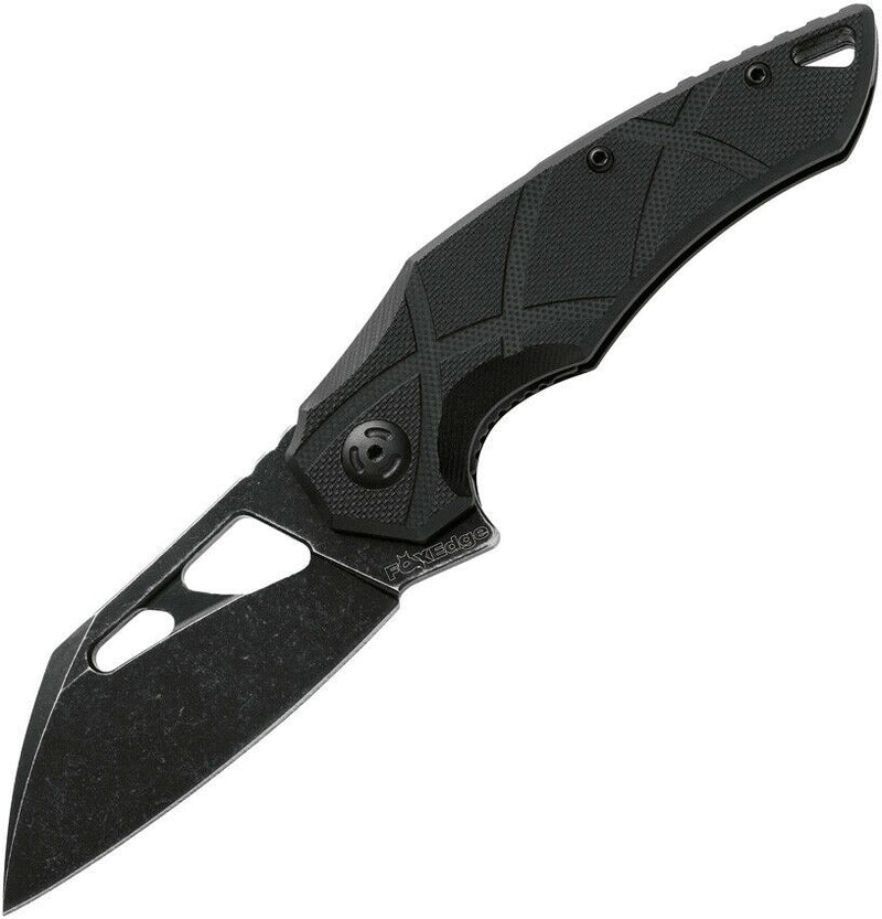 Fox Edge Atrax Linerlock Folding Knife 3" 8Cr13MoV Steel Blade Black G10 Handle 010 -Fox Edge - Survivor Hand Precision Knives & Outdoor Gear Store