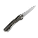 QSP Knife Leopard Folding Knife 3" 14C28N Sandvick Steel Blade Micarta Handle 135D -QSP Knife - Survivor Hand Precision Knives & Outdoor Gear Store