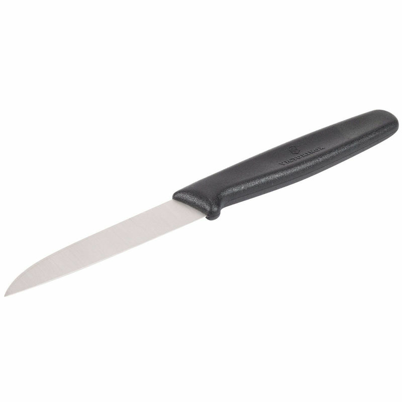 Victorinox Sheepsfoot Kitchen Knife 3.25" Stainless Steel Blade Black Nylon Handle 50403S -Victorinox - Survivor Hand Precision Knives & Outdoor Gear Store