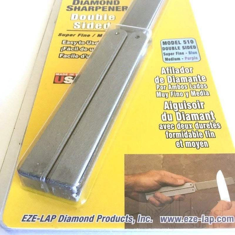 EZE-LAP Knife Sharpener Fold Out Super Fine and Medium Grit Combination Diamond L510 -EZE-Lap - Survivor Hand Precision Knives & Outdoor Gear Store