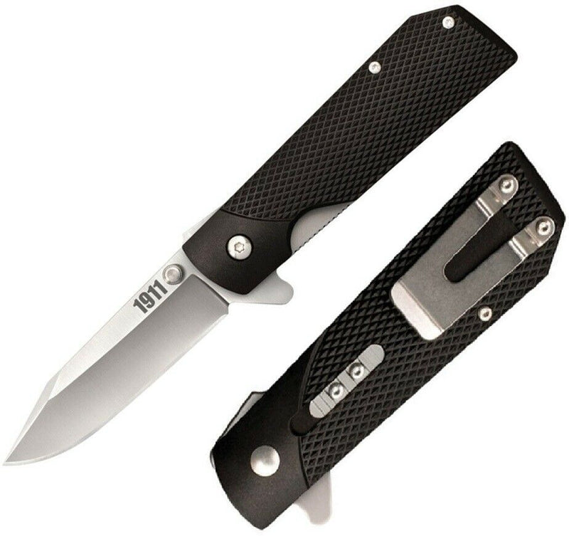 Cold Steel 1911 Linerlock Folding Knife 3" 4034 Steel Blade Black GRN Handle 20NPJAA -Cold Steel - Survivor Hand Precision Knives & Outdoor Gear Store