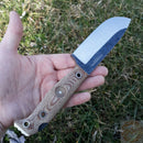 Condor Selknam Fixed Knife 5" 1075HC Steel Full Tang Blade Canvas Micarta Handle 392151HC -Condor - Survivor Hand Precision Knives & Outdoor Gear Store