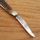 Rough Ryder Lockback Trapper Pocket Knife 440 Steel Blades Amber Bone Handle 1069 -Rough Ryder - Survivor Hand Precision Knives & Outdoor Gear Store