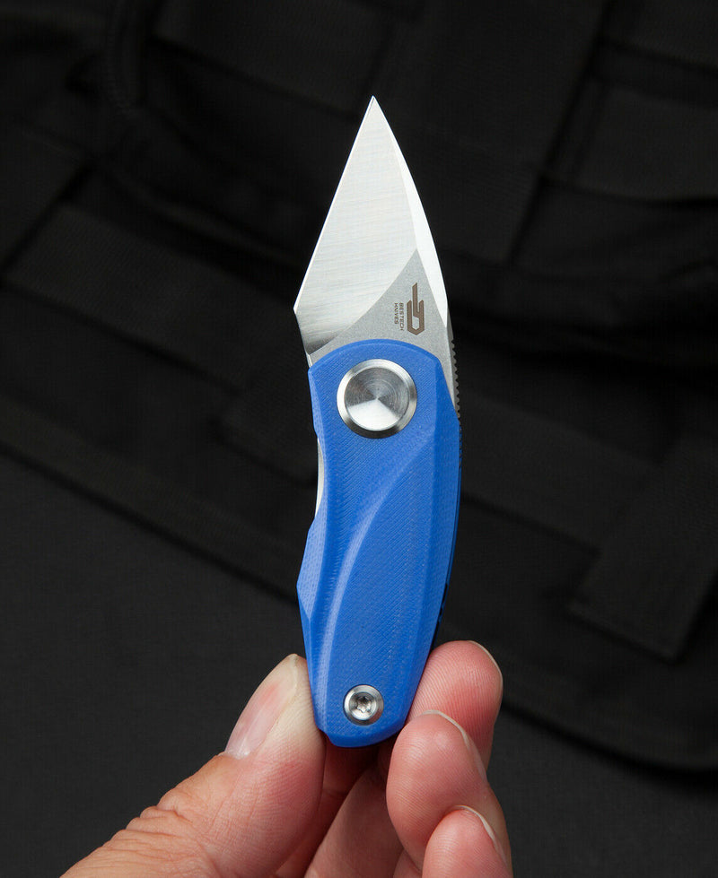 Bestech Knives Tulip Folding Knife 1.5" 14C28N Steel Blade Blue G10 Handle KG38D -Bestech Knives - Survivor Hand Precision Knives & Outdoor Gear Store