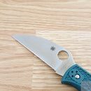 Spyderco Endela Folding Knife 3.42" K390 Tool Steel Blade Blue FRN Handle 243FPWK390 -Spyderco - Survivor Hand Precision Knives & Outdoor Gear Store