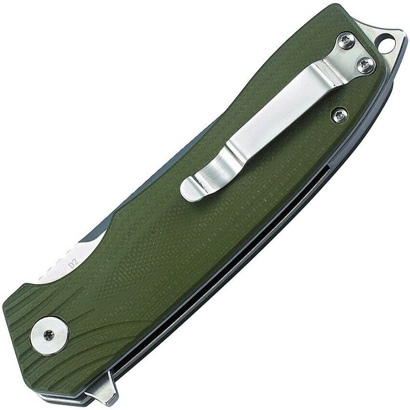 Bestech Knives Lion Folding Knife 3.5" D2 Tool Steel Blade OD Green G10 Handle G01B -Bestech Knives - Survivor Hand Precision Knives & Outdoor Gear Store