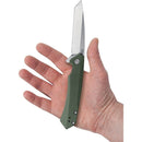 Case XX Kinzua Framelock Folding Knife 3.40" CPM-S35VN Steel Blade OD Green Aluminum Handle 64671 -Case Cutlery - Survivor Hand Precision Knives & Outdoor Gear Store