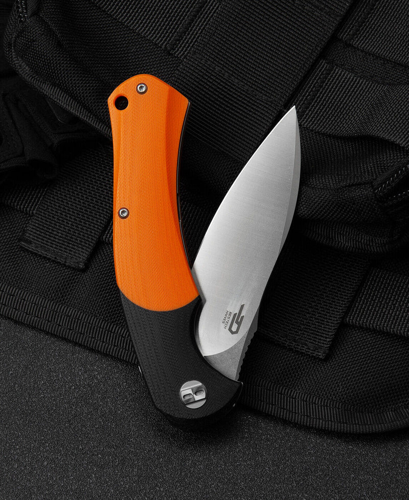 Bestech Knives Penguin Liner Folding Knife 3.63" D2 Tool Steel Blade Black / Orange G10 Handle G32C -Bestech Knives - Survivor Hand Precision Knives & Outdoor Gear Store