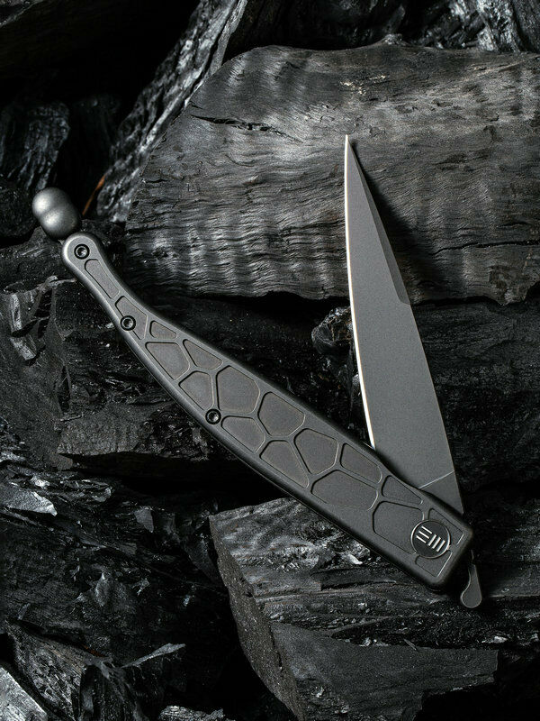 We Knife Co Roman Frame Folding Knife 4" CPM-S35VN Steel Blade Titanium Handle 2008C -We Knife Co - Survivor Hand Precision Knives & Outdoor Gear Store