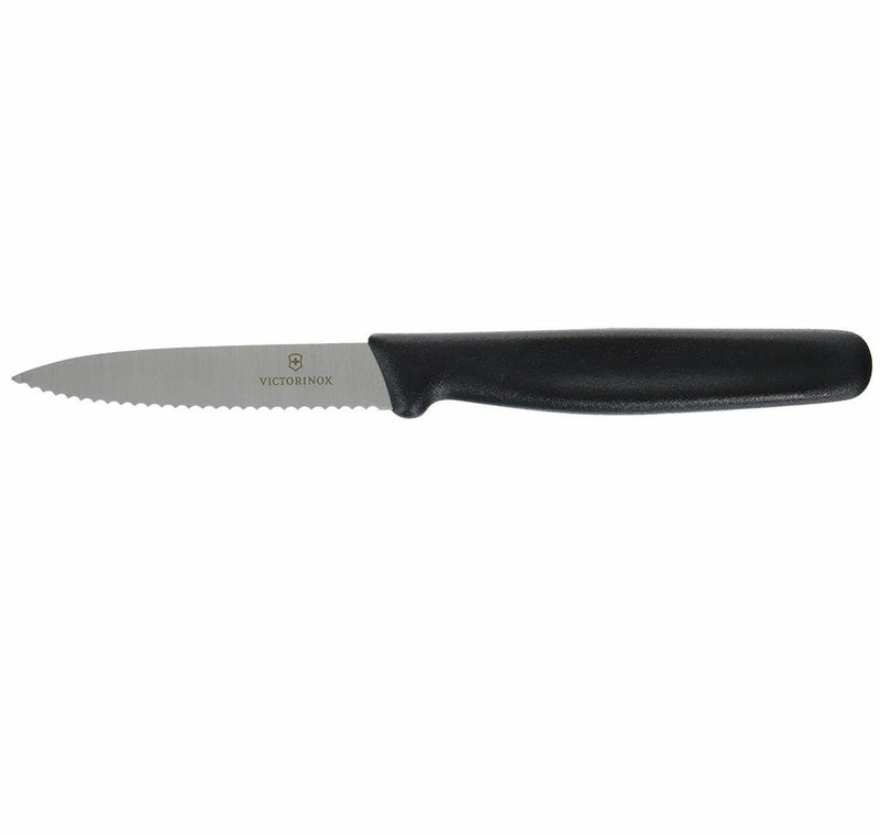 Victorinox Paring Fixed Knife 3.25" Stainless Steel Blade Black Nylon Handle 53033SX1 -Victorinox - Survivor Hand Precision Knives & Outdoor Gear Store