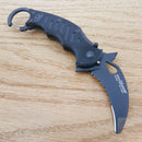 Fox Rescue Karambit Linerlock Folding Knife 2.63" N690 Steel Blade G10 Handle 599RS -Fox - Survivor Hand Precision Knives & Outdoor Gear Store