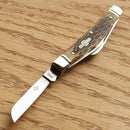 Rough Ryder Congress Pocket Knife Stainless Steel Blades Amber Jigged Bone Handle 053 -Rough Ryder - Survivor Hand Precision Knives & Outdoor Gear Store