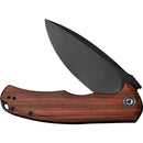 Civivi Praxis Linerlock Folding Knife 3.75" 9Cr18MoV Steel Blade Wood Handle C803H -Civivi - Survivor Hand Precision Knives & Outdoor Gear Store