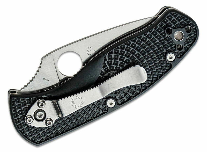 Spyderco Persistence Folding Knife 2.75" 8CR13MoV Steel Blade Black FRN Handle 136SBK -Spyderco - Survivor Hand Precision Knives & Outdoor Gear Store