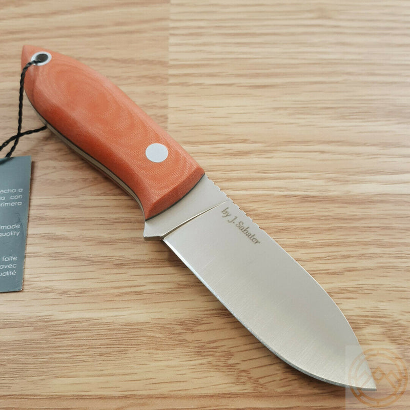 Joker Avispa Fixed Knife 3.25" Sandvik 14C28N Steel Blade Orange Micarta Handle CN117 -Joker - Survivor Hand Precision Knives & Outdoor Gear Store