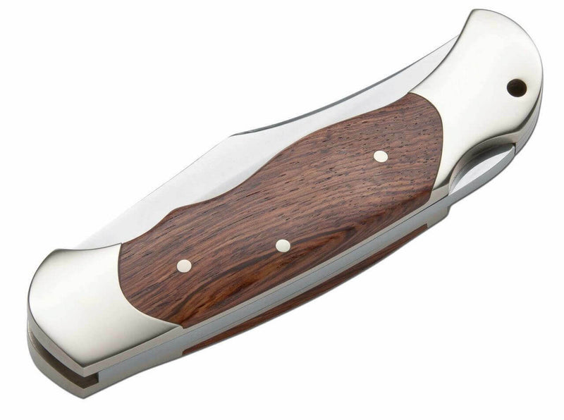 Boker Optima Lockback Folding Knife 3.5" 440C Steel Clip Point Blade Rosewood Handle 113002 -Boker - Survivor Hand Precision Knives & Outdoor Gear Store