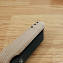 Kansept Knives Bulldozer Folding Knife 3.75" D2 Tool Steel Blade Brown Micarta Handle 1028A1 -Kansept Knives - Survivor Hand Precision Knives & Outdoor Gear Store