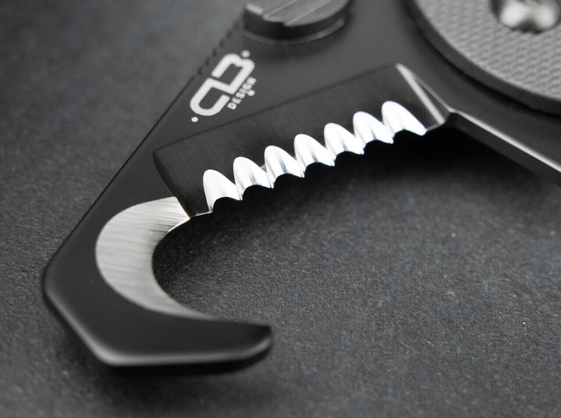 Boker Plus Rescom Folding Knife 2.09" D2 Tool Steel Blade Black Zytel/Stainless Handle P01BO527 -Boker Plus - Survivor Hand Precision Knives & Outdoor Gear Store