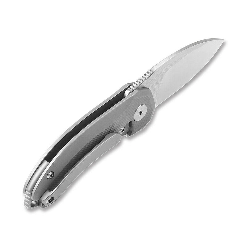 QSP Knife Hamster Folding Knife 2" CPM S35VN Steel Blade Gray Titanium Handle 138A -QSP Knife - Survivor Hand Precision Knives & Outdoor Gear Store