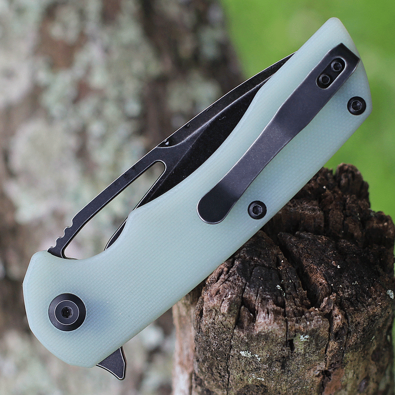 Kansept Knives Kryo Frame Folding Knife 3.5" D2 Tool Steel Blade Jade G10 Handle 1001A5 -Kansept Knives - Survivor Hand Precision Knives & Outdoor Gear Store